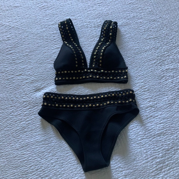River Island Scuba neoprene bikini size 6 NWOT - Picture 2 of 7